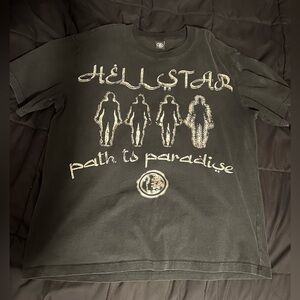 Hellstar black t shirt size XXL